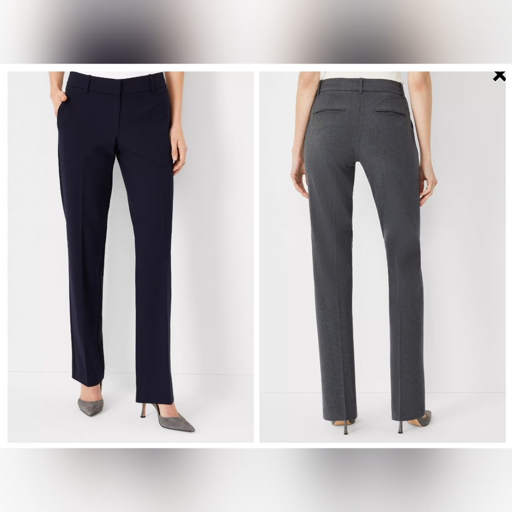 Elegant Women's Navy Pants 1 Pair